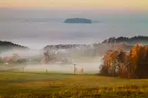 Bick von der Waitzdorfer H�he zum Lilienstein 
13.11.2012