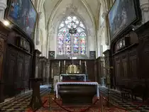 Laon, Chorgest�hl der Kirche Saint-Martin (09.07.2016)