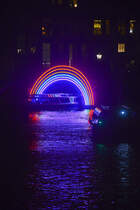 Bridge Of The Rainbow ber Herengracht in Amsterdam. Aufnahme: 3. Januar 2017.