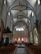 Granville, Kanzel und Chor der Notre-Dame Kirche (13.07.2016)