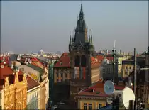 Die Kirche St. Heinrich und Kunigunde (Kostel sv. Jindřicha) ist ein Kirchengeb�ude in der tschechischen Hauptstadt Prag - Jindři�sk� str. Sie wurde um 1348–1351 als Hauptpfarrkirche der Neustadt (ecclesia parochialis primaria) in der N�he der �lteren Siedlung Chudobice gegr�ndet. Ihr Patrozinium ist das heilige Kaiserpaar Heinrich II. und Kunigunde von Luxemburg. 23. 1. 2017.
