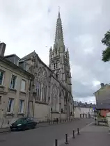 Harfleur, sp�tgotische Saint-Martin Kirche, erbaut im 15. Jahrhundert (14.07.2016)