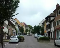 Engen, Blick in die Hauptstra�e, Juli 2012