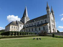 Saint-Martin de Boscherville, romanische Abteikirche Saint-Georges, erbaut im 12. Jahrhundert (14.09.2016)