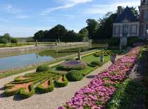 Grten bei Chateau Beaumesnil, gestaltet von Jean-Baptiste de la Quintinie (15.07.2016)