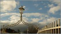 Die Ha'penny Bridge in Dublin.
25. April 2013