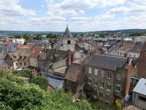 Aussicht auf die Altstadt von Gaillon mit St. Quen Kirche (15.07.2016)