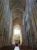 Senlis, Mittelschiff der Kathedrale Notre-Dame (17.07.2016)