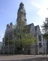 Altes Rathaus von 1910 am Willy-Brandt-Platz in Gladbeck (NRW - Herbst 2004)