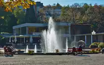 Bad Neuenahr - Springbrunnen im Kurpark - 30.10.2016