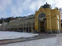 Marienbad, Gusseisernen Kolonnade aus dem Jahr 1869 (19.02.2017)