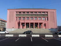 Falkenau a. d. Eger / Sokolov, Kulturhaus Mestsky Namesti Budovatelu (19.02.2017)