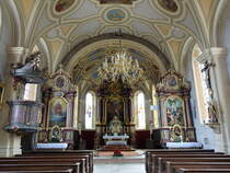 Litzldorf, Innenraum der St. Michael Kirche (03.07.2016)