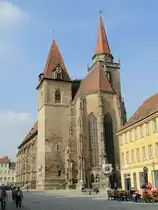 St. Johanniskirche in Ansbach in der Luisenstra�e am 14. M�rz 2017.