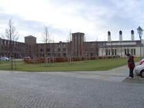 Rathausplatz Guben, vormals Gel�nde Berlin-Gubener Hutwerke am 08.01.2008