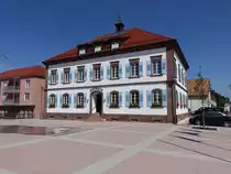 Ringsheim, Rathaus an der Rathausstra�e, erbaut 1845 (14.08.2016)