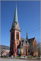 Bremerhaven. Die evangelisch-lutherische Pauluskirche an der Hafenstrae im Stadtteil Lehe wurde 1905 geweiht.
09.04.2017