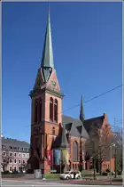 Bremerhaven. Die evangelisch-lutherische Pauluskirche an der Hafenstra�e im Stadtteil Lehe wurde 1905 geweiht.
09.04.2017