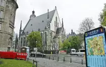 Die Thomaskirche in Leipzig ist – zusammen mit der Nikolaikirche – eine der beiden Hauptkirchen der Stadt und als Wirkungsst�tte Johann Sebastian Bachs und des Thomanerchores weltweit bekannt. Aufnahme: 29. April 2017.