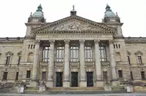 Das Bundesverwaltungsgericht in Leipzig. Aufnahme: 29. April 2017.