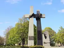 Denkmal des Posener Aufstandes (erstellt 1981 noch in der kommunistischen �ra) gesehen am 30. April 2017 in Poznań, (Posen).