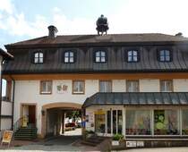 St.Blasien, das Torhaus, Eingangsbereich zum Klostergelnde, Sept.2015