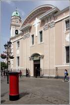 Gibraltar. Die rmisch-katholische Kathedrale St. Mary the Crowned in der Main Street. 18.04.2017