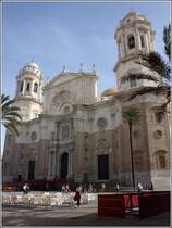 Cdiz. Die Kathedrale stammt aus dem 18. Jahrhundert. 19.04.2017