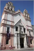 C�diz. Die Iglesia de Nuestro Senora del Carmen am n�rdlichen Rand der Altstadt. 19.04.2017