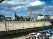 Hansestadt Hamburg, St. Pauli Landungsbr�cken, Aufnahme vom  9. 6. 2003