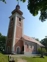 Karlovac, Wallfahrtskirche St. Josef, erbaut von Architekt  Josipa �ponar Muth (01.05.2017)