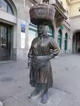 Zagreb, Denkmal an der Westseite des Dolac Markts (01.05.2017)