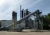 Breisach, Asphaltmischwerk au�erhalb der Stadt, Juni 2017