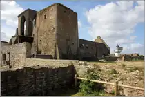 Plougonvelin. Die Ruine des Klosters Saint Mathieu de Finistere. 25.04.2017