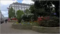 Brest. Der Place de la Tour d'Auvergne in der nach den Zerst�rungen des Zweiten Weltkrieges neu aufgebauten Innenstadt. 25.04.2017