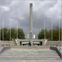 Brest. Blick aus der Rue de Siam zum Square Mathon. 25.04.2017