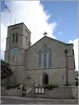 Hugh Town (St. Mary's). Die Parish church of St. Mary the Virgin steht in der Church Road. 26.04.2017