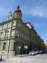 Maribor, Geb�ude der Hauptpost am Slomsek Platz (04.05.2017)