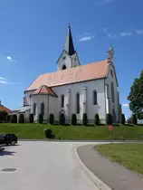 Zgornji  Hajdina, St. Martin Kirche, erbaut bis 1390, Langhaus neu erbaut von 1873 bis 1874 (04.05.2017)
