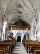 Seyboldsdorf, Orgelempore in der St. Johannes Kirche (24.12.2016)