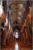 Kirkwall. Blick ins Kirchenschiff der St. Magnus Kathedrale. 02.05.2017