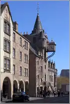 Edinburg. Das Canongate Tolbooth wurde 1591 erbaut. Es diente als Gef�ngnis, Verwaltungs- und Gerichtsgeb�ude. Heute beherbergt es das  The People's Story Museum . 03.05.2017