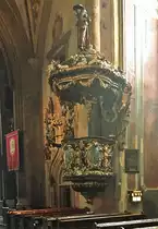Kanzel in der Pfarrkirche Sankt Wolfgang im Bundesland Ober�sterreich - 12.06.2017