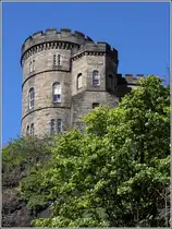 Edinburg. Das Governor's House von unten, von der Calton Road. 03.05.2017 