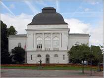 Rendsburg. Das Stadttheater wurde 1901 eingeweiht. Heute wird es vom Schleswig-Holsteinischen Landestheater bespielt. 04.07.2017