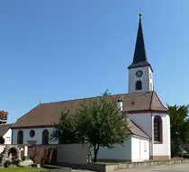 Oberrimsingen, die St.Stephanskirche von 1730, nach Pl�nen von Peter Thumb, Mai 2017