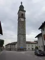 Nogaredo di Corno, Campanile der San Giorgio Kirche (06.05.2017)