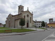 San Giorgio della Richinvelda, San Giorgio Kirche, erbaut von 1260 bis 1350 (06.05.2017)