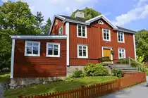 Das Postamt (�Posthuset�) im Stockholmer Freilichtmuseum �Skansen�. Aufnahme: 26. Juli 2017