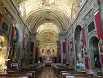 Udine, barocker Innenraum der Kirche San Giacomo (07.05.2017)